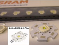 10 pieces LED OSRAM | Golden DRAGON Plus LENS | 4000K | WHITE | LCW W5AM | SMD-2