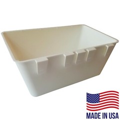 Cage Cups (12pcs) White 1/2 Gallon Large Hanging Water Cage Cup Chicken Pheasant