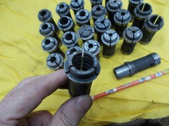 25 pc LOT of SOUTHWICK & MEISTER USA TF24 CNC COLLETS