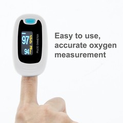 Finger Pulse Oximeter Blood Oxygen Saturation Heart Rate Measuring SpO2 Monitor