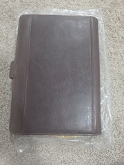 Franklin Covey Easy Plan Wire-Bound Weekly Planner Leather Brown 5.5″x 8.5″