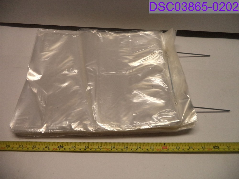 Qty = 2,500 Bags: Clear Wicket Bags 10″ x 12-1/2″ x 3-1/2″ Flap