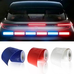 high Visibility Red Safety Warning Reflective Tape 10Ft Truck Conspicuity