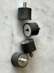 McMaster Carr 9376K74 Vibration Damping Sandwich Mounts 1/4-20 (set of 4)