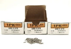 Lot of 300 0/80 X 3/16″ Phillips Pan Head Machine Screw, 18-8 Stainless Steel