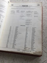 Ford 4 Cylinder 1953/64 Tractor Loader Parts Catalog Manual
