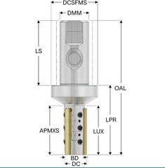 SECO Indexable Thread Mill R396.19-00.87-3S-4003-3AM 3 Flute 1″ Shank