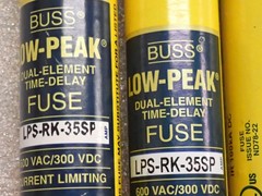 BUSS LPS-RK-35SP 600V FUSE LOT OF 3 NEW