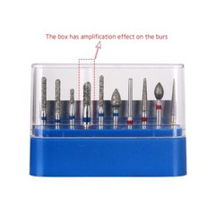 5 Pack AZ Dental Diamond Burs FG-112 Crown Preparation Anterior teeth kit USA