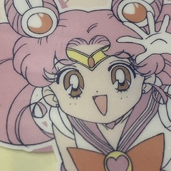 Vintage Anime 1990s SAILOR MOON clear document file folder Bandai Namco