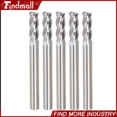 5x 1/4″ 4 Flute 2-1/2″ Overall Length 3/4″ LOC Carbide End Mill- TiALN COATED