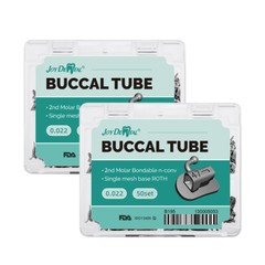 Dental Ortho Mesh Base 1st 2nd Molar Non-Convertible Roth MBT.022 Buccal Tube