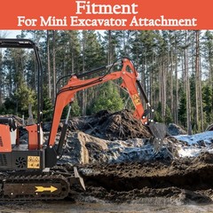 300mm Narrow Bucket Fits Mini Excavator Attachment with Teeth 12″ Trench Bucket