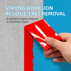 Red Stucco Tape, 2 Inch X 60 Yards X 36 Roll, Uv-Resistant Stucco Tape, Waterpro
