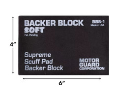 Motor Guard BBS-1, Backer Block, Soft, Automotive Sanding Block 1 Peice
