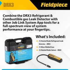 Fieldpiece DRX3 All-in-One Digital Refrigerant Combustible Gas Leak Detector A2L