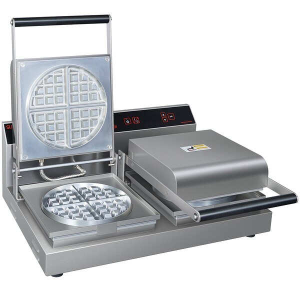 Hatco RWM-2B 7″ Double Belgian Waffle Maker – 120V, 1800W