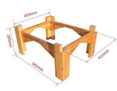 Wooden Bracket Beehive Spare Stand Bee Keeping Hive Holder Bee Box Support