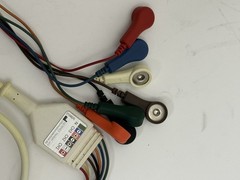 GE SEER 1000, 48 Hour Digital Holter Recorder W/ 2067634-020 7-Lead Snap Cable