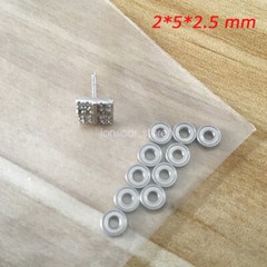 5/100PCS (1.5 x 4 x 2 mm) 681XZZ Metal Double Shielded Ball Bearings For Toy