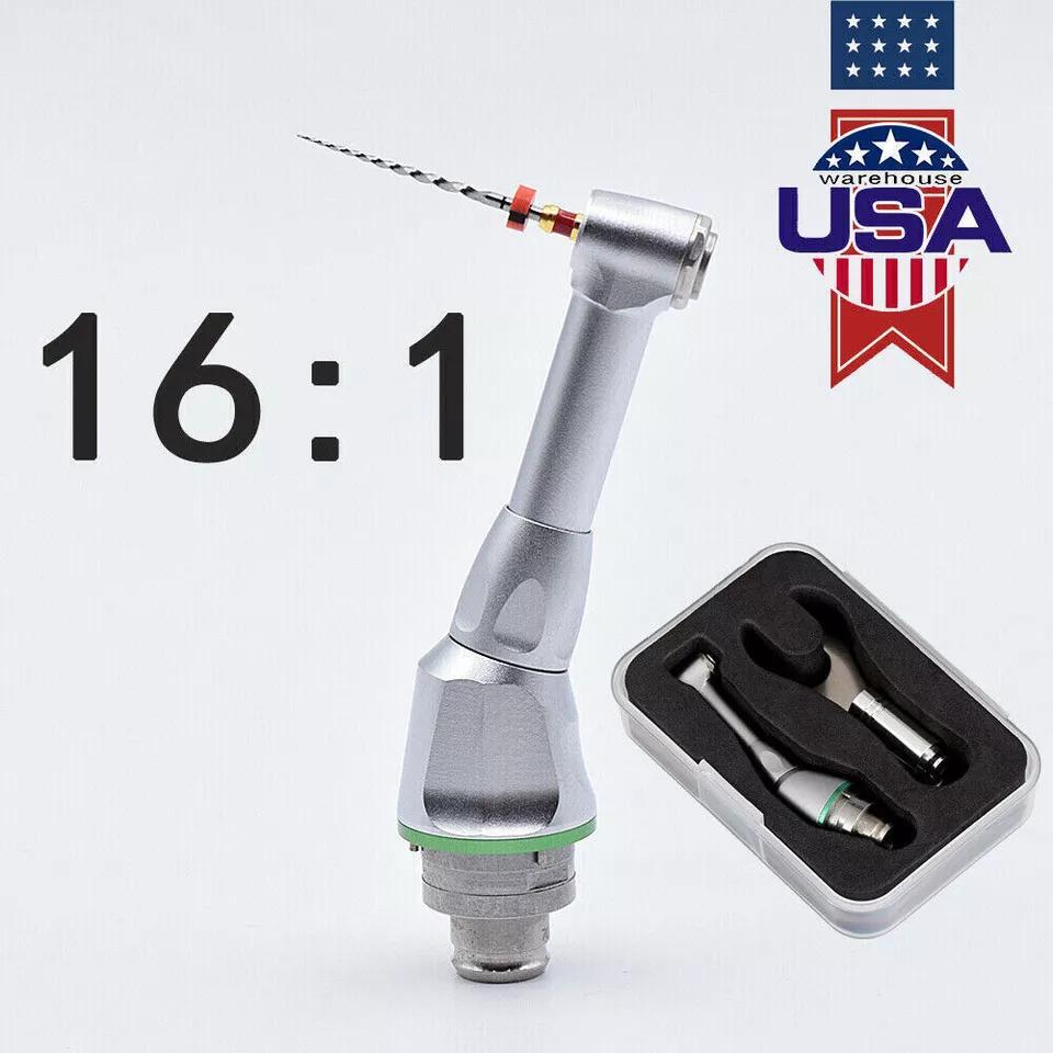 Dental Endodontic 16:1 Reduction Contra Angle Head for Endo Motor Handpiece Push