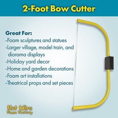Pro 2-Foot Foam Bow Cutter Styrofoam Cutting Tool #051