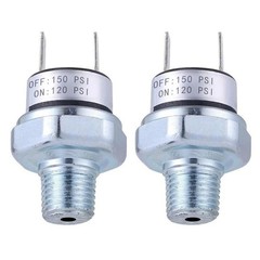 2Pcs Replacement Air Pressure Switch 120-150 PSI For Air Compressor 1/4″-18 NPT