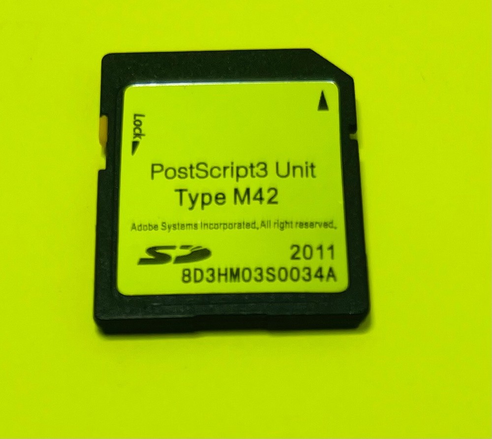 Ricoh Savin Lanier Postscript3 Unit Type M42 For IM C6500 C8000 Pro C5300 C5310
