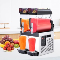 15L x 2 Tank Commercial Slushy Machine Margarita Smoothie Frozen Drink Maker