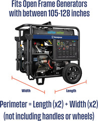 WGenTent XL Generator Running Cover for Large Open Frame Generators