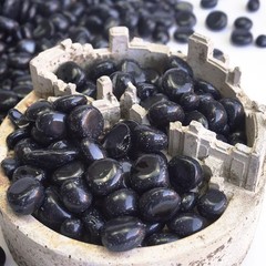 XMHOME 3 Pounds Black Obsidian Polished Stones Natural Tumbled Gemstones for…