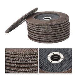 10 Pcs 7″ x 7/8-Inch T29 Flap Discs 40 Grit Flapper Wheel for Angle Grinder