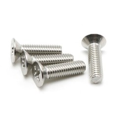 x20 M5 – .80 X 20MM SS 304 Stainless Steel PHILLIPS FLAT HEAD MACHINE SCREW BOLT