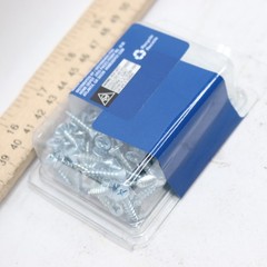 (100-Pk) Everbilt Flat-Head Phillips Drive Wood Screw Zinc-Plated #8 x 3/4