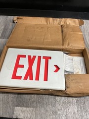 SLA2RW, EXIT SIGN AC, LED, 2 Sided, Red & White, #4005H108PR8