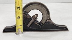 The L S Starrett Co. ATHOL MASS. Protractor Head Starrett No. 490