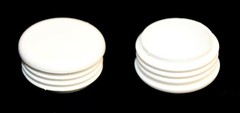 White 1.5″ Round Tubing Plastic Hole Plug End Cap, 1.5 Inch OD Tube Pipe Cover