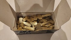 JET – Full Box – 50 Nickel Silver KEY BLANKS – Type M Keyway – 1A1M1-NS
