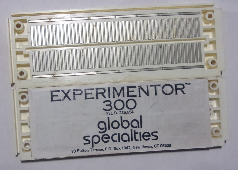 Lot 2 Vintage #235,554 Experimentor 300 Global Specialties Breadboard