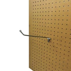 4 pack 8″ Ball Tip Pegboard Hook Heavy-Duty Zinc Peg Storage w/ Safety Ball Tip