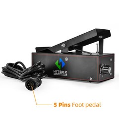 HITBOX 5 Pin Foot Pedal for TIG Welder HBT250P AC/DC TIG Welding Machine Parts
