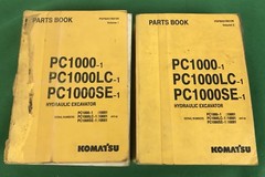 Vol 1 & 2, KOMATSU PC1000-1 PC1000LC-1 PC1000SE-1 EXCAVATOR PARTS MANUAL BOOK