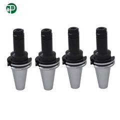 4 Chucks CAT40-ER16 Collet Chucks Tool Holder Set With 4″ Long Gage Length