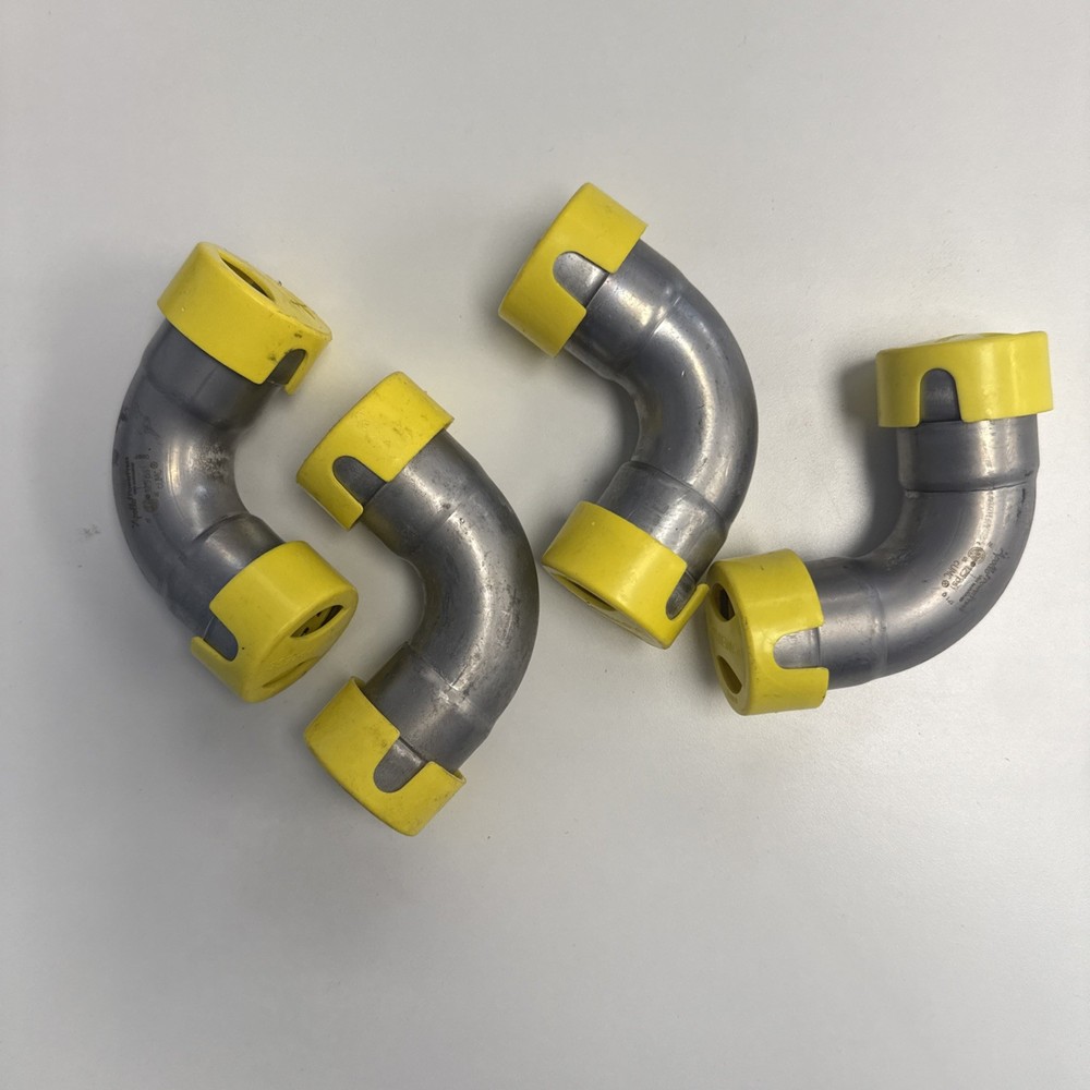 Apollo PowerPress 1″ 90° Gas Press Elbow Yellow Fitting – Lot of 4