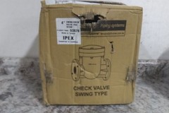 Ipex USA LLC 53876 4 In Flange x Flange Connection PVC Swing Check Valve