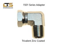 1/4″ Male Pipe NPT x 1/4″ Female Swivel NPSM 90° Adapter 1501-04-04 FOUR PACK!!!