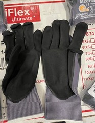 34-844 MaxiFlex Nitrile Grip Foam Dotted Palm Coated PROTECTIVE WORK GLOVES SMAL