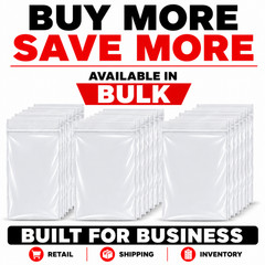 Clear Reclosable Bags 2″ x 6″ 4 Mil Heavy Duty Zip Lock Storage Bags