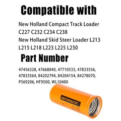 47710533 Hydraulic Filter For 47456328 47668040 47833556 47833564 84202794