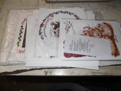 Lot of Heat Press Machine Transfers – Cat Christmas Bear 52 Total Transfers
